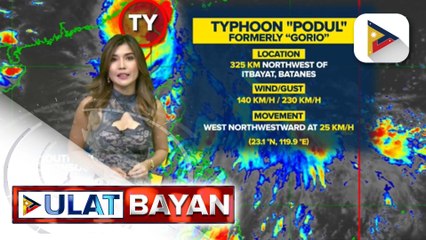 Bagyong #GorioPH, tumama na sa Taiwan | ulat ni Ice Martinez
