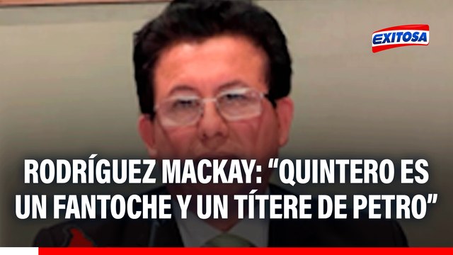Daniel Quintero es un títere de Gustavo Petro: Quiere llamar la atención , asegura excanciller
