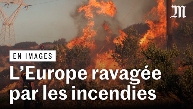 Des feux brûlent l’Europe, traversée par une vague de chaleur « étonnamment puissante »