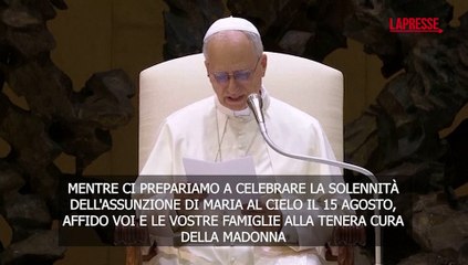 Papa: "Vi affido alla tenera cura della Madonna"