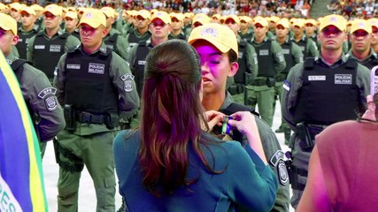 forma-se 2.299 novos policiais militares para reforçar a segurança em Pernambuco: soldado Maria Carolina se destaca