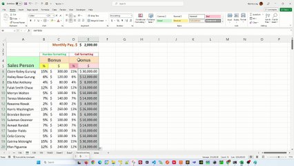 Difference between Number Formatting and Cell Formatting For Percentage - Excel Tips and Tricks