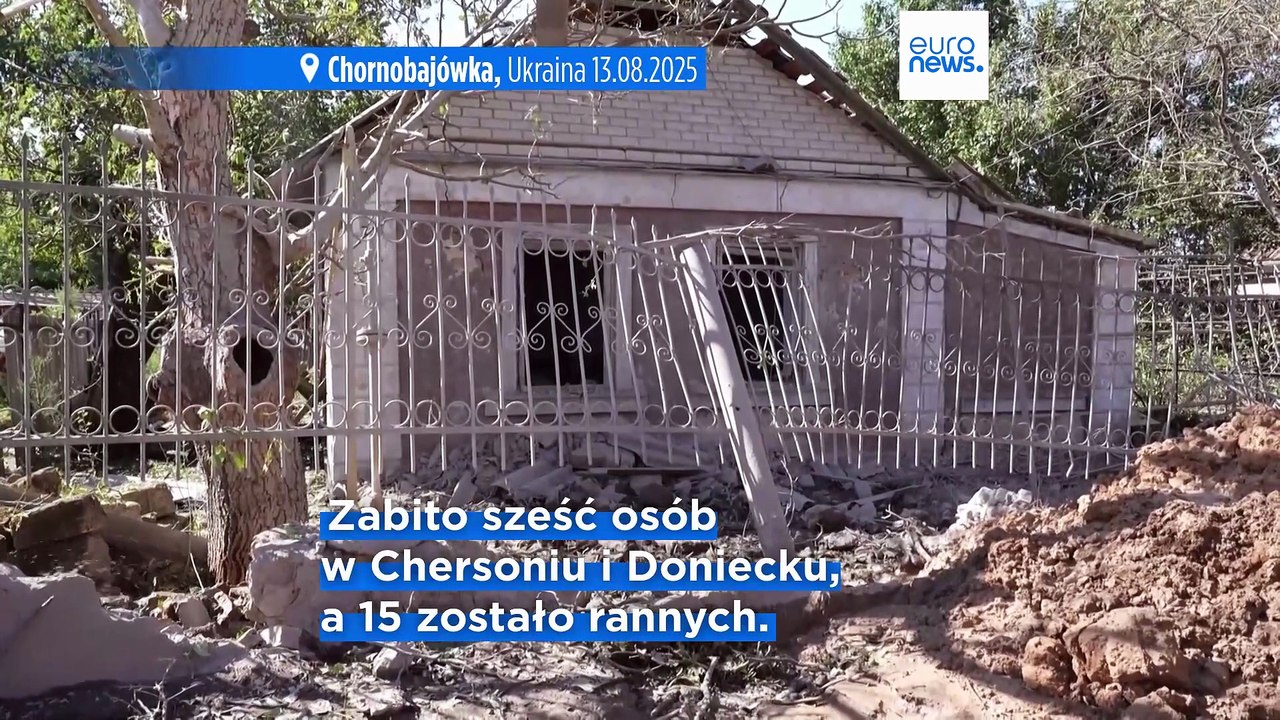 Rosyjskie ataki rakietowe i dronowe na Ukrainę zabijają co najmniej sześć osób