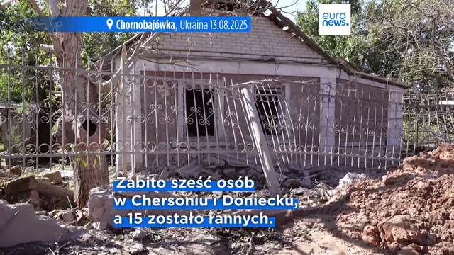 Rosyjskie ataki rakietowe i dronowe na Ukrainę zabijają co najmniej sześć osób