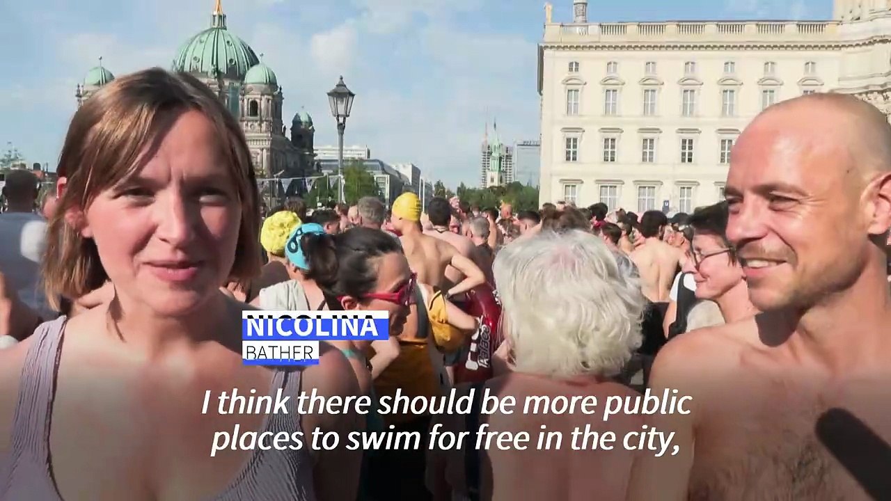Berlin bathers demand end to swimming ban in city's river