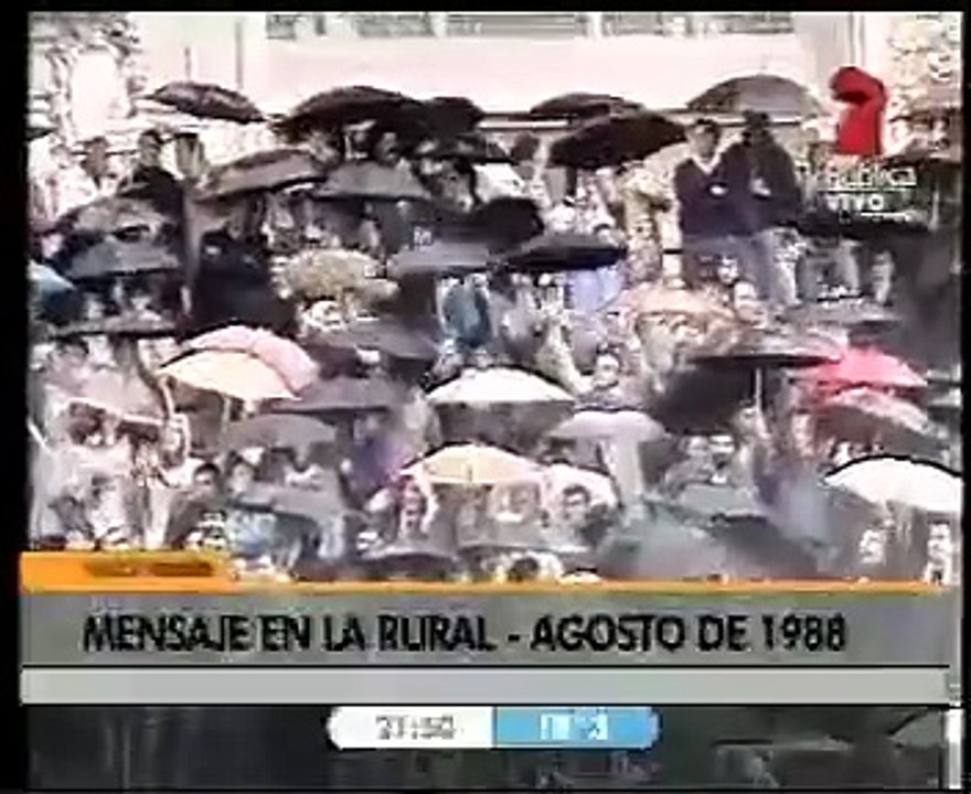 El día que silbaron a Raúl Alfonsín en La Rural 1988
