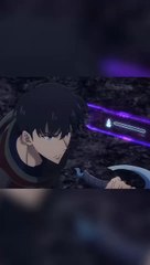 A Luta de Jinwoo Contra a Fera Roxa! Monstro Roxo vs. Jinwoo: O Duelo Lendário Sob e Fúria na Chuva!