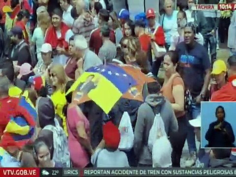 Táchira | Poder Popular marchó en rechazo a amenazas imperiales contra el pdte. Nicolás Maduro