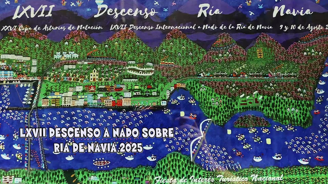LA LXYII DESCENSO A NADO SOBRE LA RIA DE NAVIA 2025