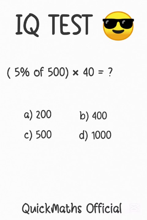 Only High IQ Can Solve 😎