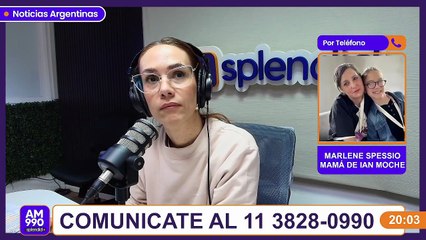 Marlene, la mamá de Ian Moche, le respondió a Milei: "No nos olvidemos que es un adulto contra un menor"