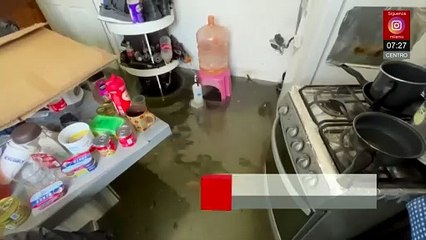 Lluvias causan severas inundaciones en Agrícola Pantitlán; vecinos exigen apoyo de autoridades