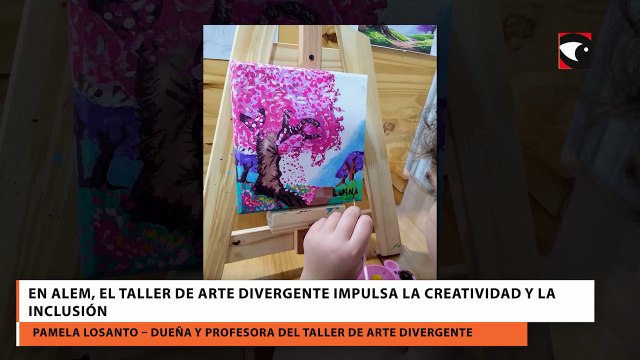 En Alem, el Taller de Arte Divergente impulsa la creatividad y la inclusión