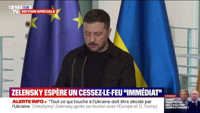 Guerre en Ukraine: Il doit y avoir un cessez-le-feu , déclare Volodymyr Zelensky, à la suite de son échange avec Donald Trump