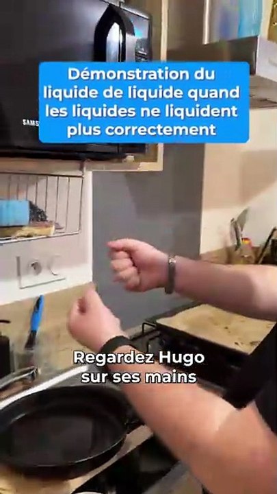 Démonstration du liquide de liquide quand les liquides ne liquident plus correctement