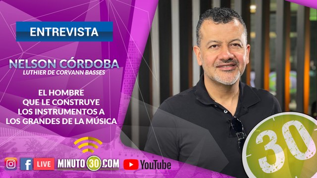 Nelson Córdoba, el luthier que le construye los instrumentos a los mejores artistas