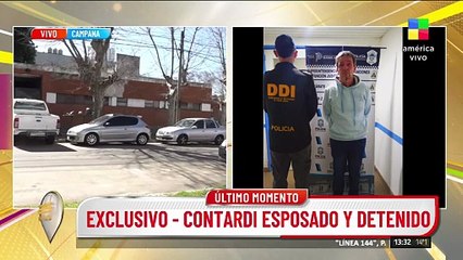 La primera foto de Claudio Contardi esposado y detenido tras ser condenado a 19 años de prisión