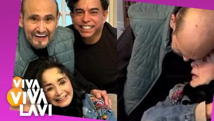 María Antonieta de las Nieves se reencuentra con Edgar Vivar