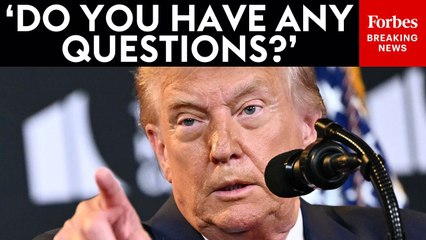 Trump Takes Question After Question From Reporters Amidst Federal Takeover Of D.C.