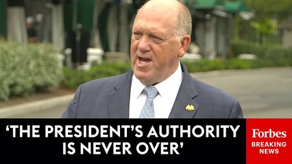 Tom Homan Speaks To Reporters After Trump Mobilizes National Guard In Washington, D.C.