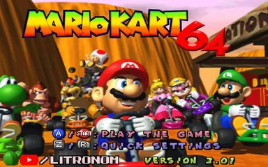 MARIOKART 64 AMPED UP. VERSION 3.01. STAR CUP 150CC.