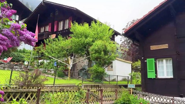 Switzerland countryside life - Relaxing walk in Switzerland's most beautiful alpine villages