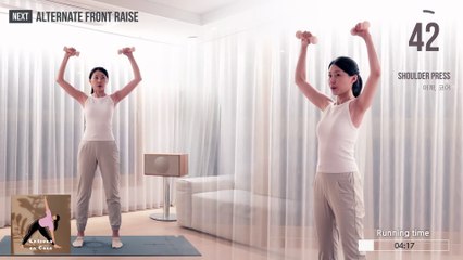 Entrena brazos con mancuernas en CASA (15 min)