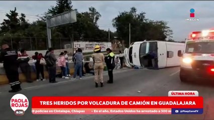 Tres heridos tras accidente de autobús en Jalisco | DPC con Paola Rojas