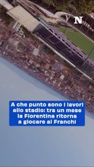 "Restyling del Franchi: Le Immagini Esclusive del Drone di Jacopo Bianchi Rivelano il Progresso dei Lavori"