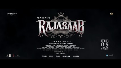 The RajaSaab Malayalam Teaser ｜ Prabhas ｜ Maruthi ｜ Thaman ｜ TG Vishwa Prasad ｜ PMF ｜ Dec 5 2025