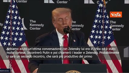 Trump: Ottima conversazione con Zelensky, forse ci sarà anche un altro incontro con Putin