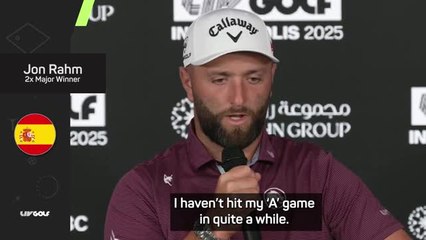 'I haven't hit my A-game in quite a while' - Rahm