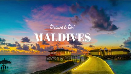 FLYING OVER MALDIVES | 4K | RELAXING MUSIC ALONG WITH BEAUTIFUL NATURAL VIDEO | Movies Hub 69