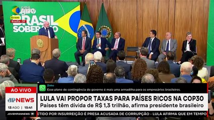 Lula vai propor taxas para países ricos na COP30 | TEMPO REAL