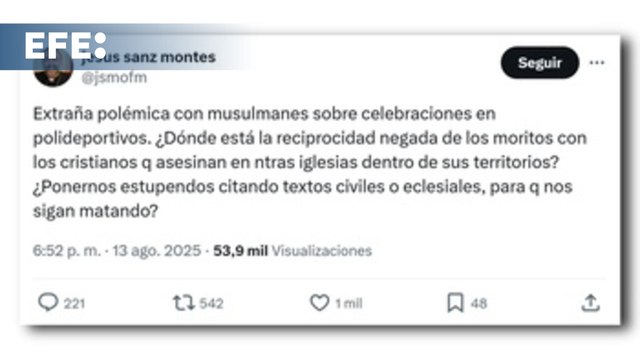 El arzobispo de Oviedo entra en la polémica de Jumilla y llama moritos a los musulmanes