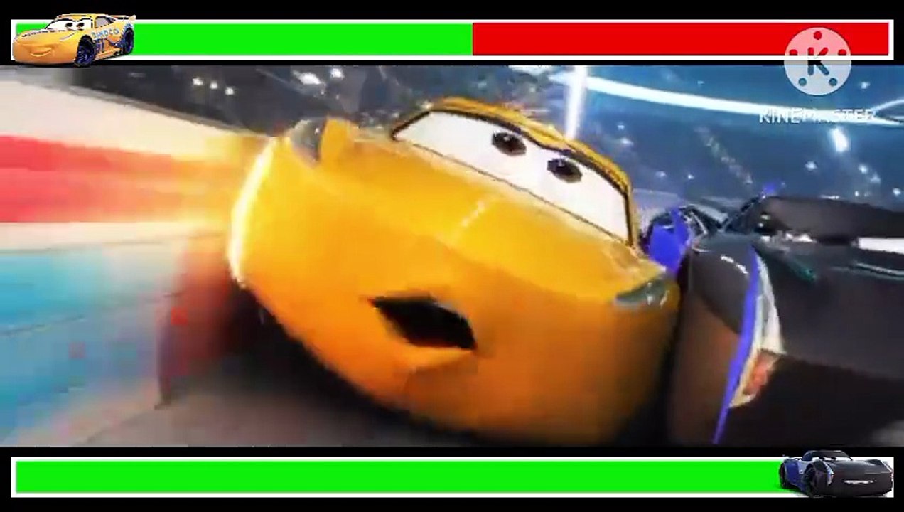 Final Race With Healthbars | Cruz Ramirez vs Jackson Storm | Cars 3 ...