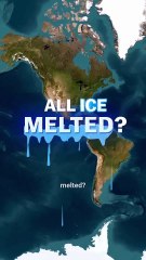 If All the Ice on Earth Melts 🧊 Global Flood Map 🌍