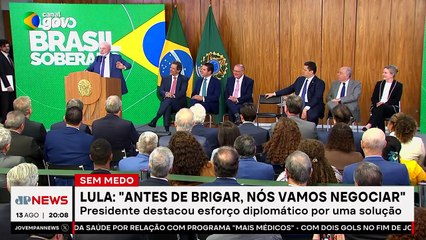 “Se for preciso brigar, a gente vai brigar”, afirma Lula sobre tarifaço de Trump