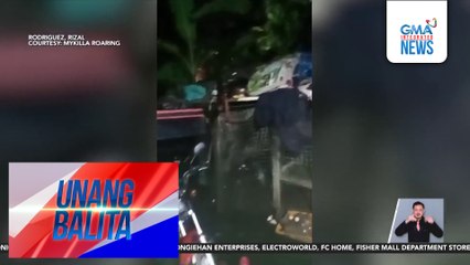 Baha na may basura, namerwisyo sa Sitio Saguingan 2; tubig, galing umano sa landfill | Unang Balita
