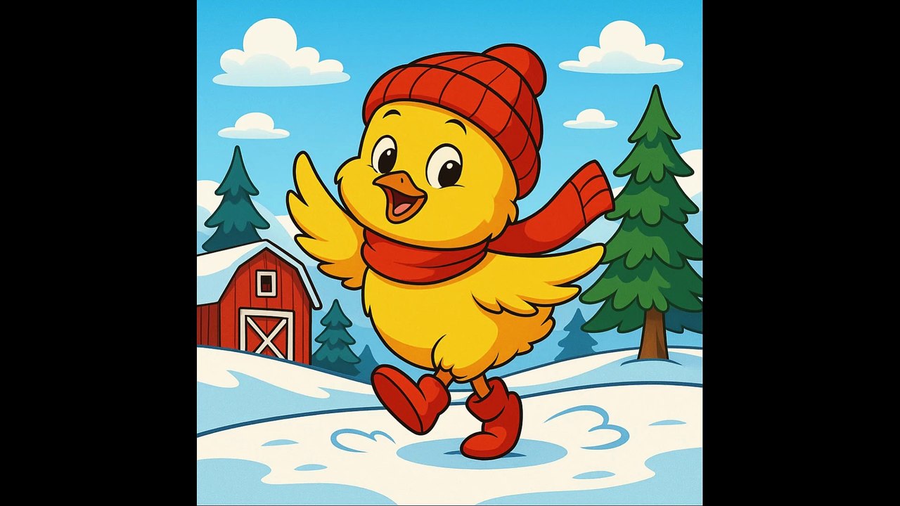 The Funny Dance of the Chick on the Winter Farm - North Dakota Fairytales