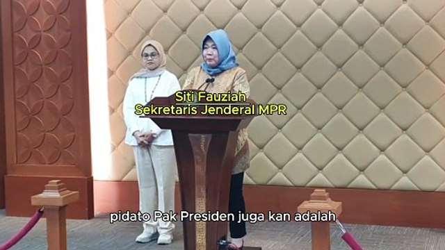 Video Capaian Kinerja Prabowo Bakal Diputar di Sidang Tahunan MPR 2025