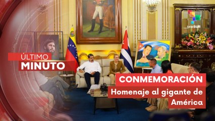 Pdte. Maduro conmemora los 99 años de Fidel Castro con la delegación cubana