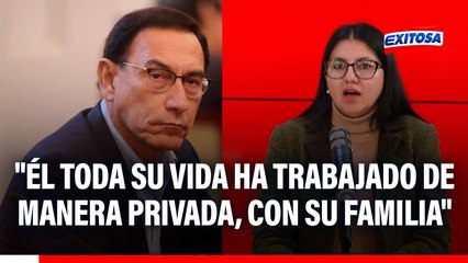 Vizcarra siempre ha trabajado de forma privada con su familia, asegura fundadora de Perú Primero