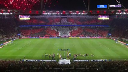 Espectacular bienvenida al Flamengo