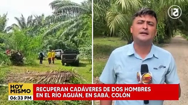 Recuperan cadáveres de dos hombres en El Río Aguán, en Sabá, Colón