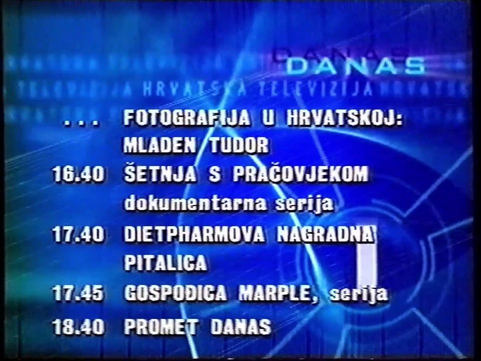 HRT 1 23.09.2005. - Najave i TV raspored