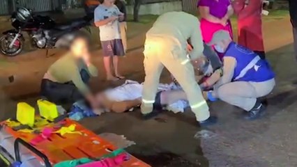 Mulher é atingida por carro no Jardim Colmeia; Suspeito do atropelamento é o próprio namorado