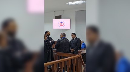 Ambiente en audiencia Caso Alexis Medina