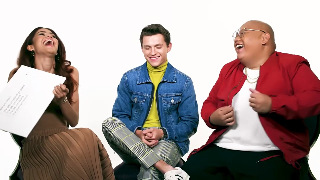 Tom Holland, Zendaya & Jacob Batalon enterview