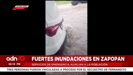 🚨¡Última Hora! Fuertes lluvias provocan graves inundaciones en varias zonas de Zapopan, Jalisco